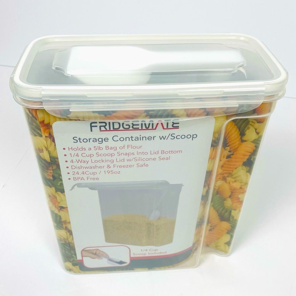 Fridgemate Storage Container With Scoop 195 oz